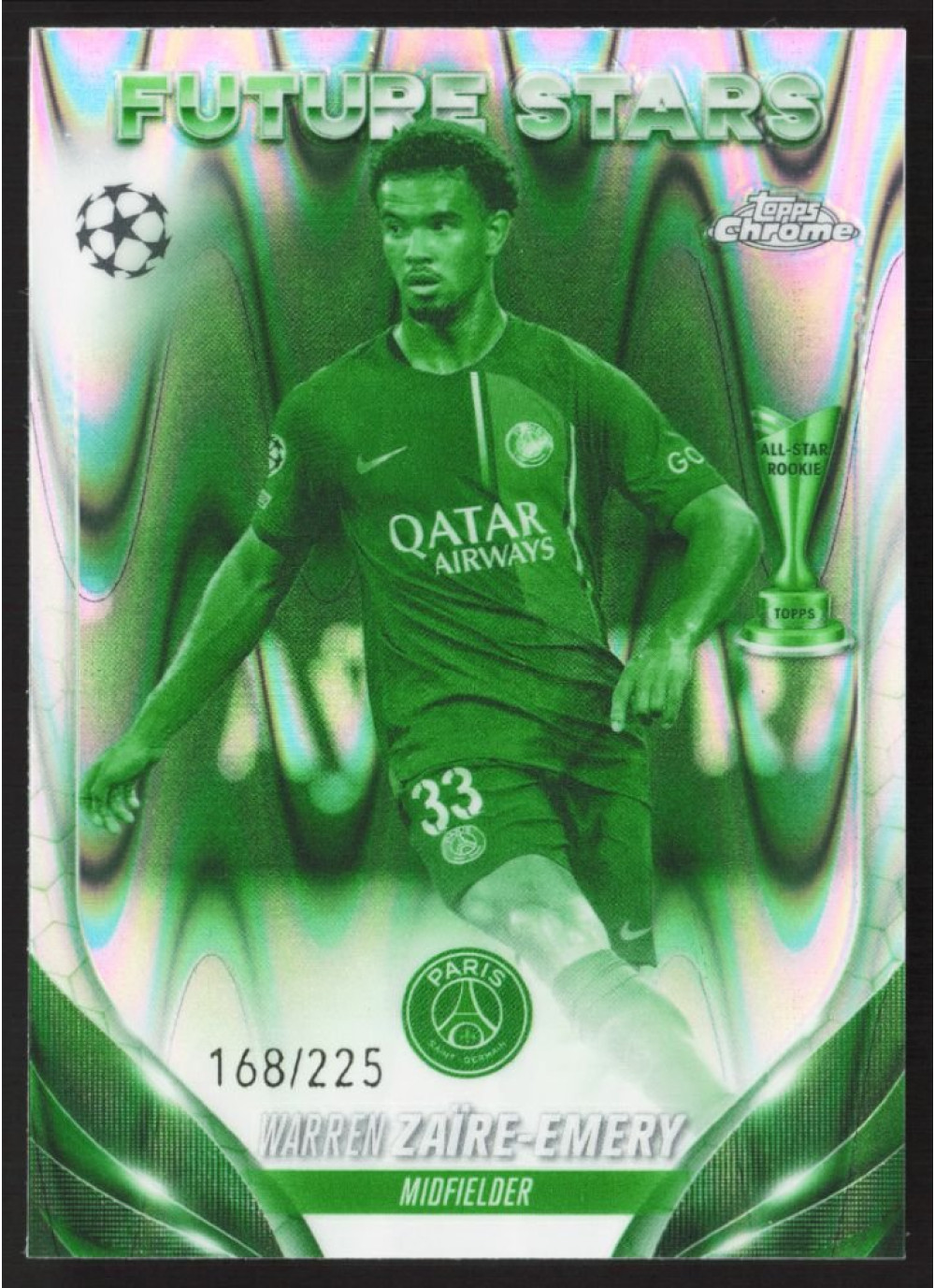 Warren Zaïre-Emery, Card, Topps Chrome UEFA Club Competitions 2023-24, LIMIT