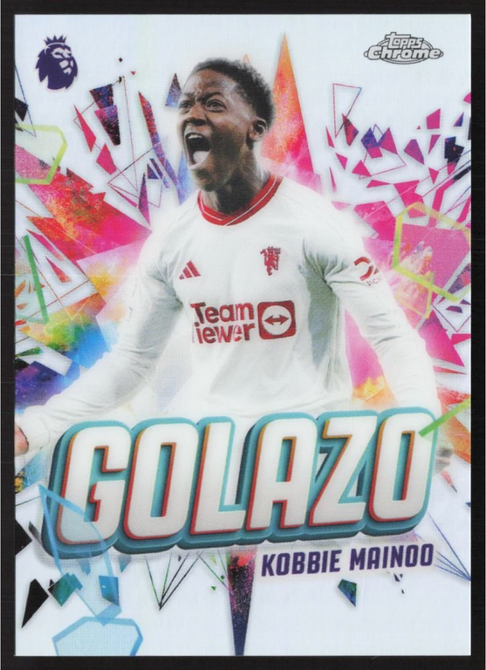 Kobbie Mainoo, Card, 2025-26 Topps Chrome Premier League, INSERT