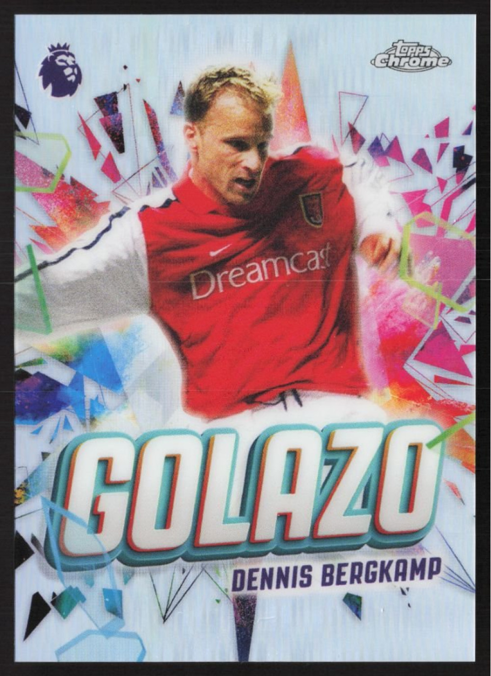Dennis Bergkamp, Card, 2025-26 Topps Chrome Premier League, INSERT
