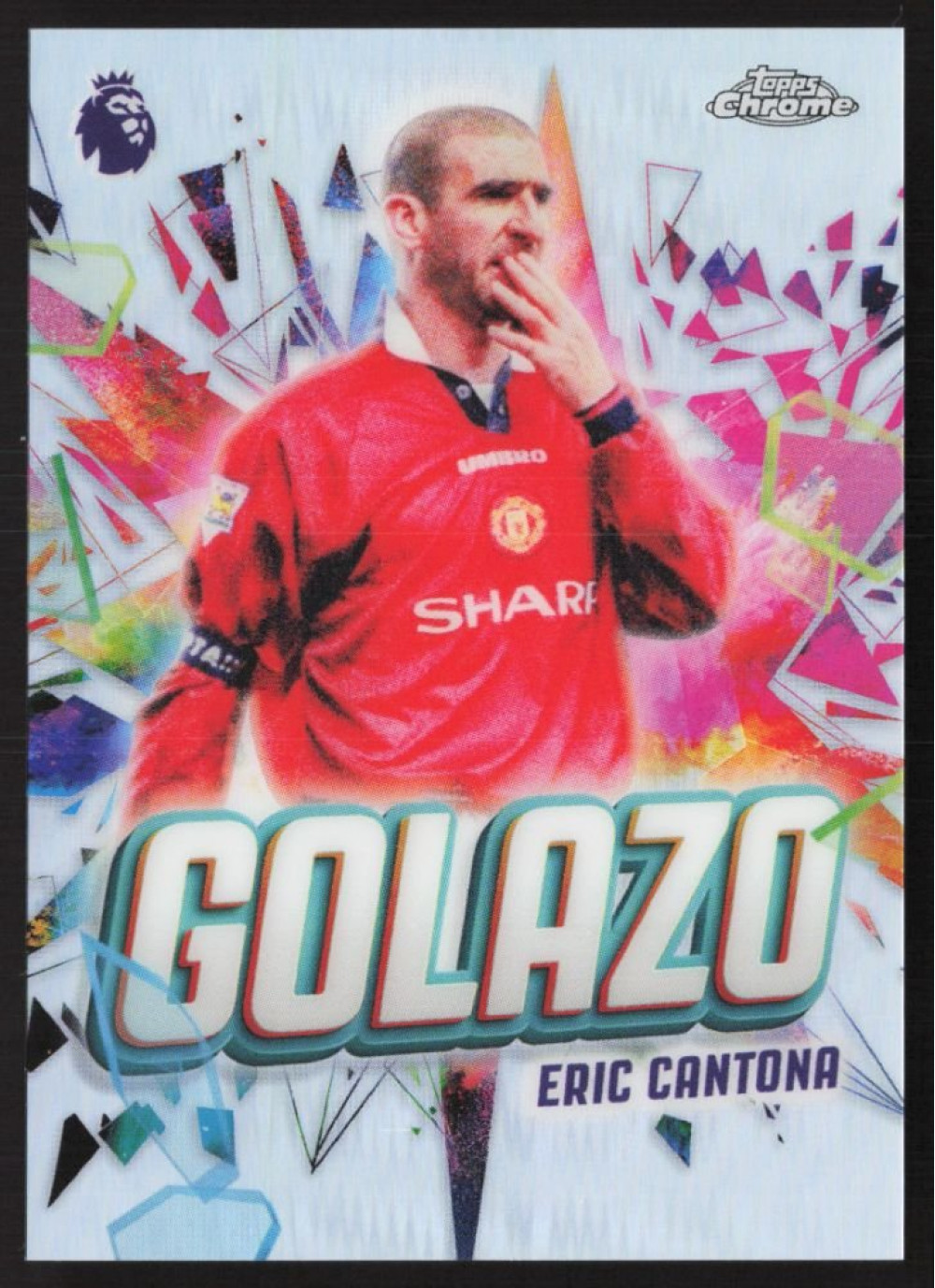 Eric Cantona, Card, 2025-26 Topps Chrome Premier League, INSERT