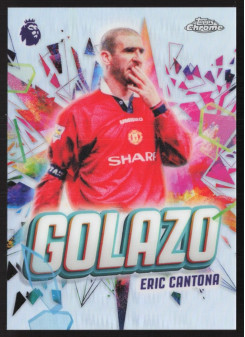 Eric Cantona, Card, 2025-26 Topps Chrome Premier League, INSERT