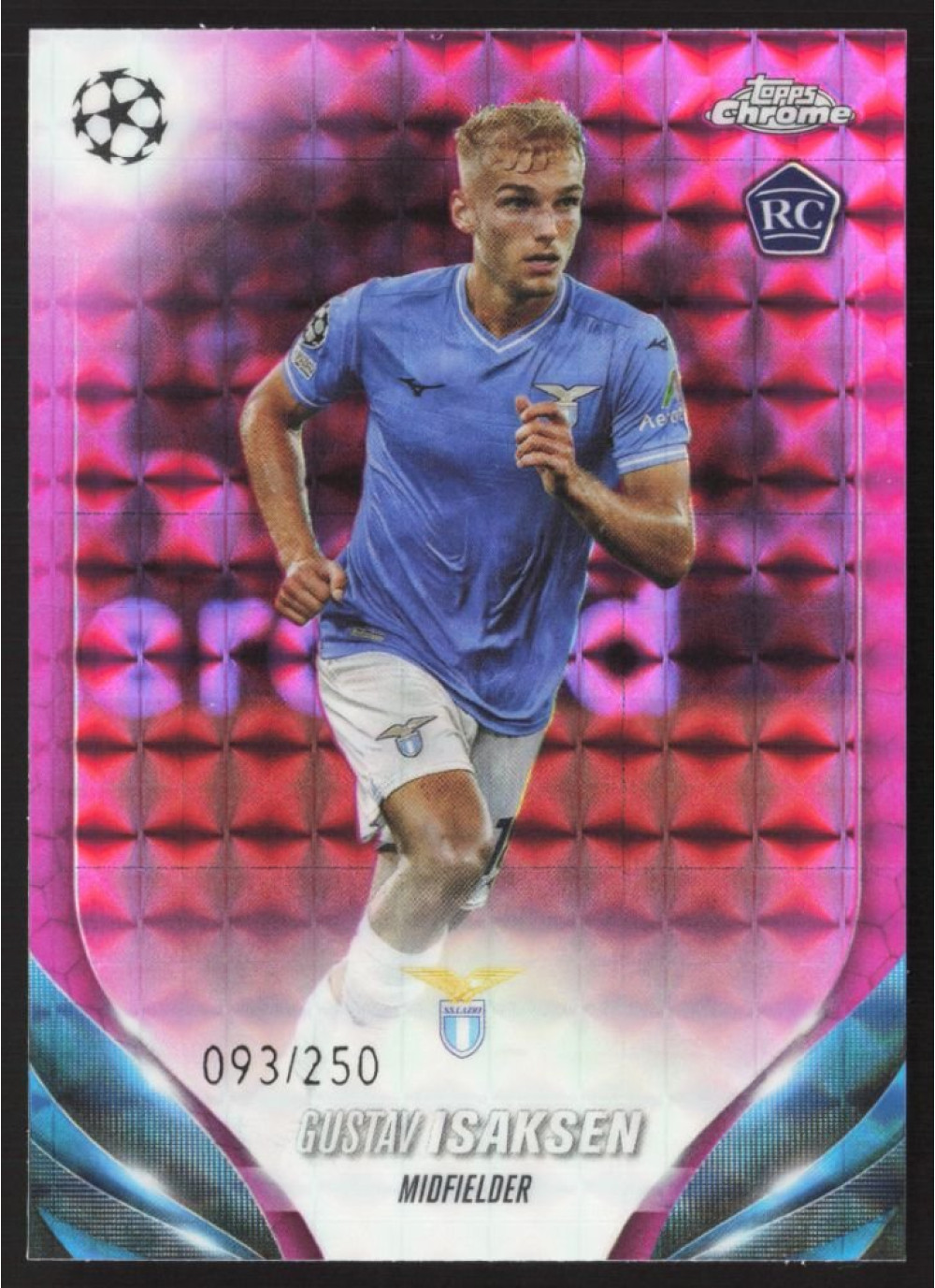 Gustav Isaksen, Kartička, Topps Chrome UEFA Club Competitions 2023-24, LIMIT