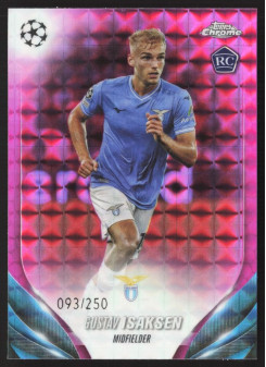 Gustav Isaksen, Kartička, Topps Chrome UEFA Club Competitions 2023-24, LIMIT