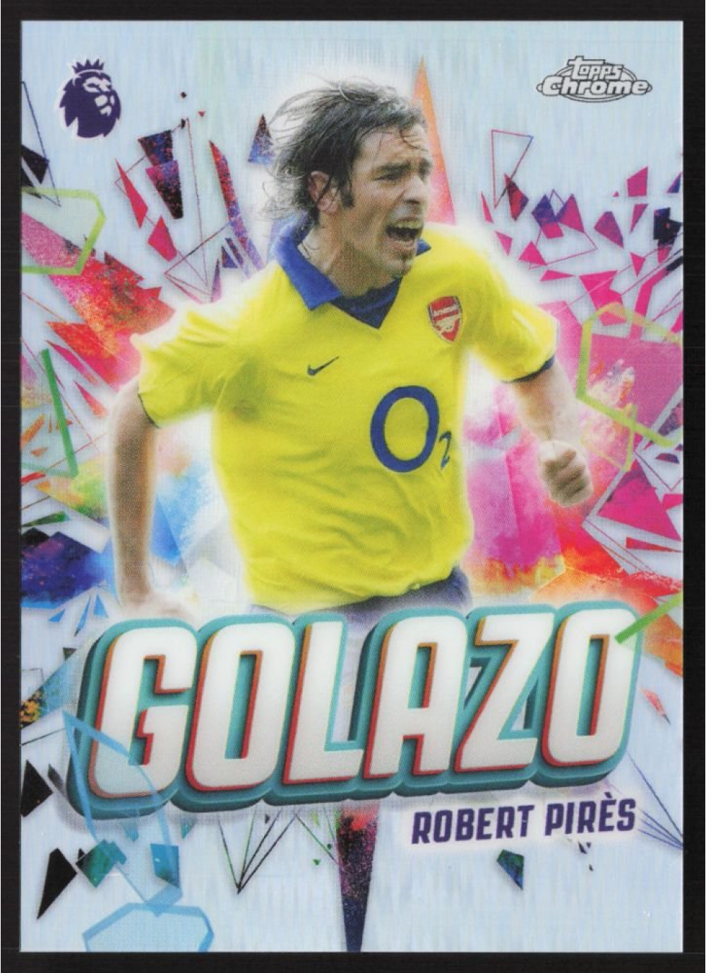 Robert Pirès, Card, 2025-26 Topps Chrome Premier League, INSERT