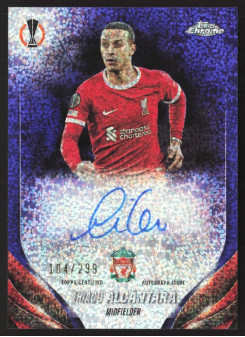 Thiago Alcântara, Card, Topps Chrome UEFA Club Competitions 2023-24, AUTOGRAPH
