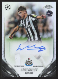 Lewis Miley, Card, Topps Chrome UEFA Club Competitions 2023-24, AUTOGRAPH