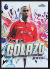 Andy Cole, Kartička, 2025-26 Topps Chrome Premier League, INSERT