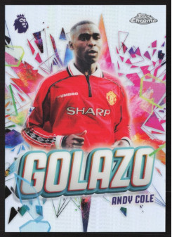 Andy Cole, Card, 2025-26 Topps Chrome Premier League, INSERT