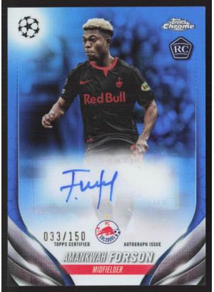 Amankwah Forson, Card, Topps Chrome UEFA Club Competitions 2023-24, AUTOGRAPH