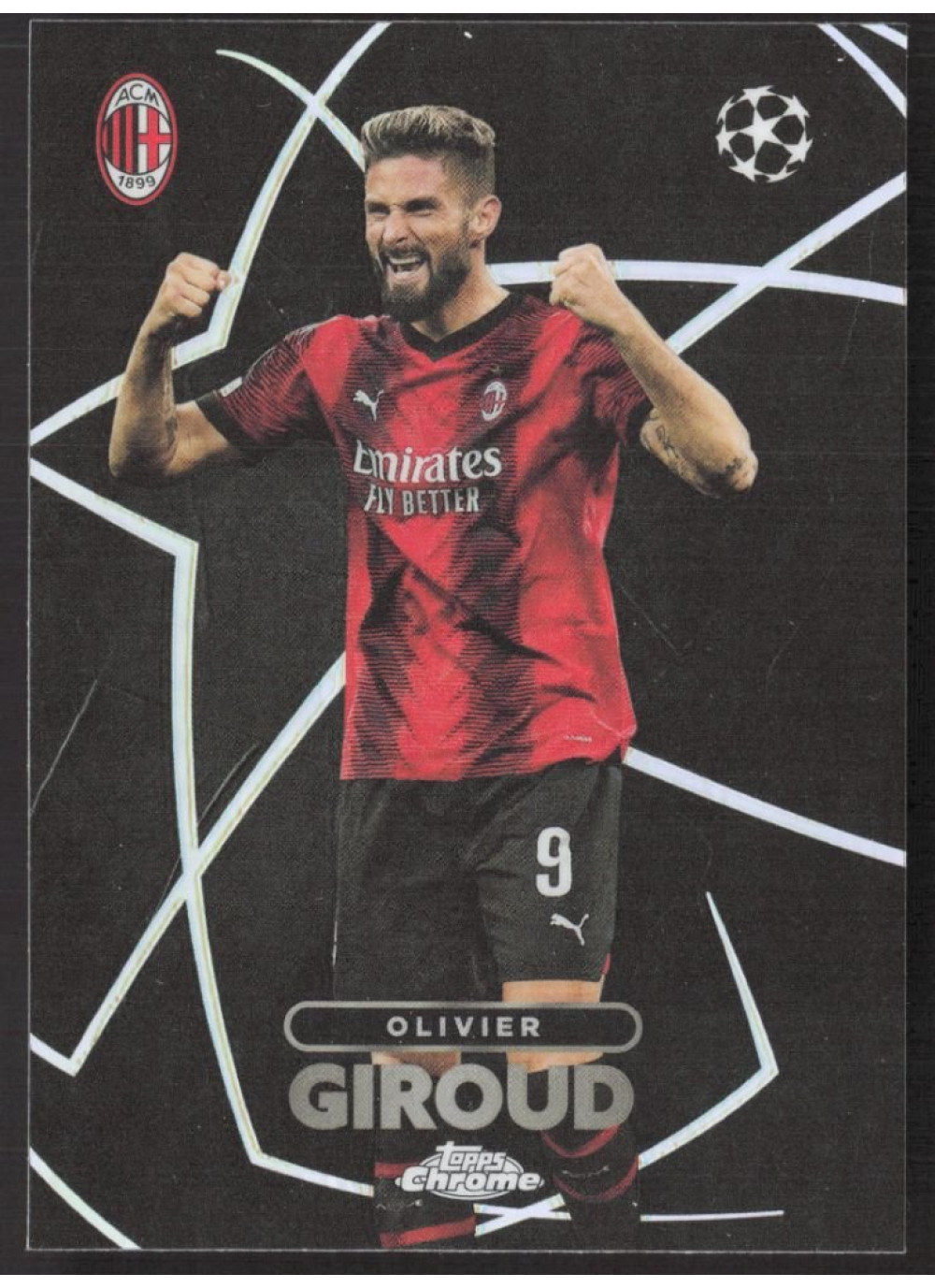 Olivier Giroud, Card, Topps Chrome UEFA Club Competitions 2023-24, INSERT