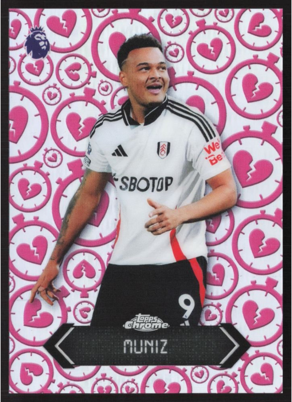 Rodrigo Muniz, Card, 2025-26 Topps Chrome Premier League, INSERT