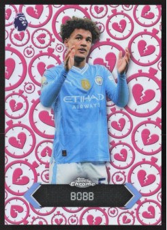 Oscar Bobb, Kartička, 2025-26 Topps Chrome Premier League, INSERT