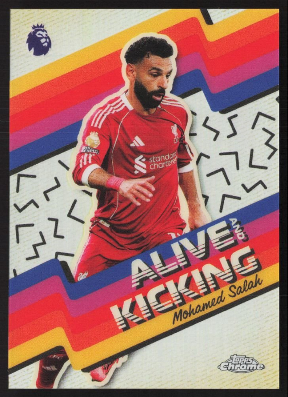 Mohamed Salah, Card, 2025-26 Topps Chrome Premier League, INSERT