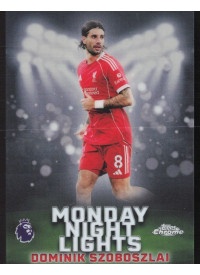 Dominik Szoboszlai, Kartička, 2025-26 Topps Chrome Premier League, INSERT