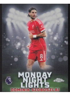Dominik Szoboszlai, Card, 2025-26 Topps Chrome Premier League, INSERT