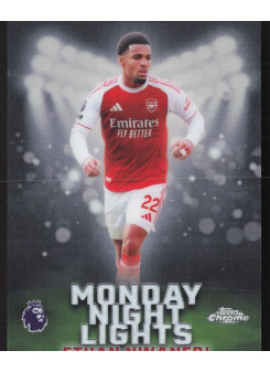 Ethan Nwaneri, Kartička, 2025-26 Topps Chrome Premier League, INSERT