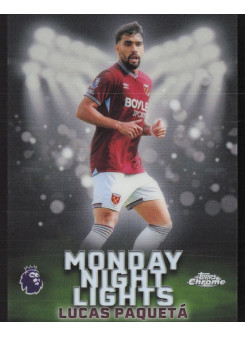 Lucas Paquetá, Card, 2025-26 Topps Chrome Premier League, INSERT
