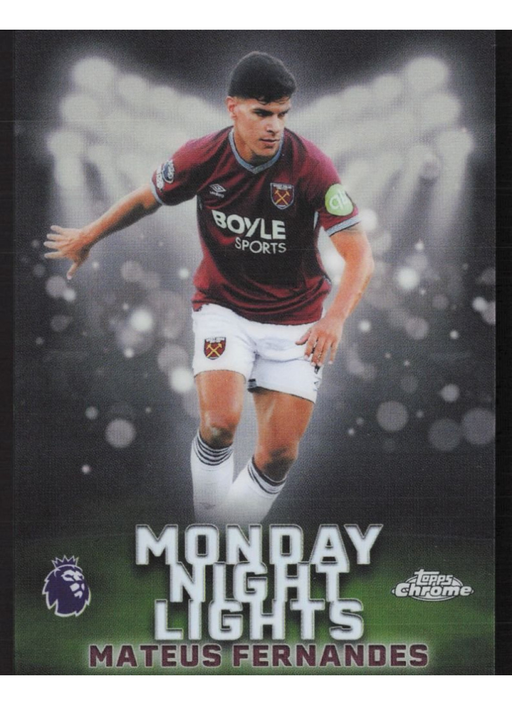 Mateus Fernandes, Card, 2025-26 Topps Chrome Premier League, INSERT