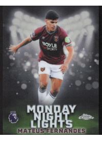 Mateus Fernandes, Kartička, 2025-26 Topps Chrome Premier League, INSERT