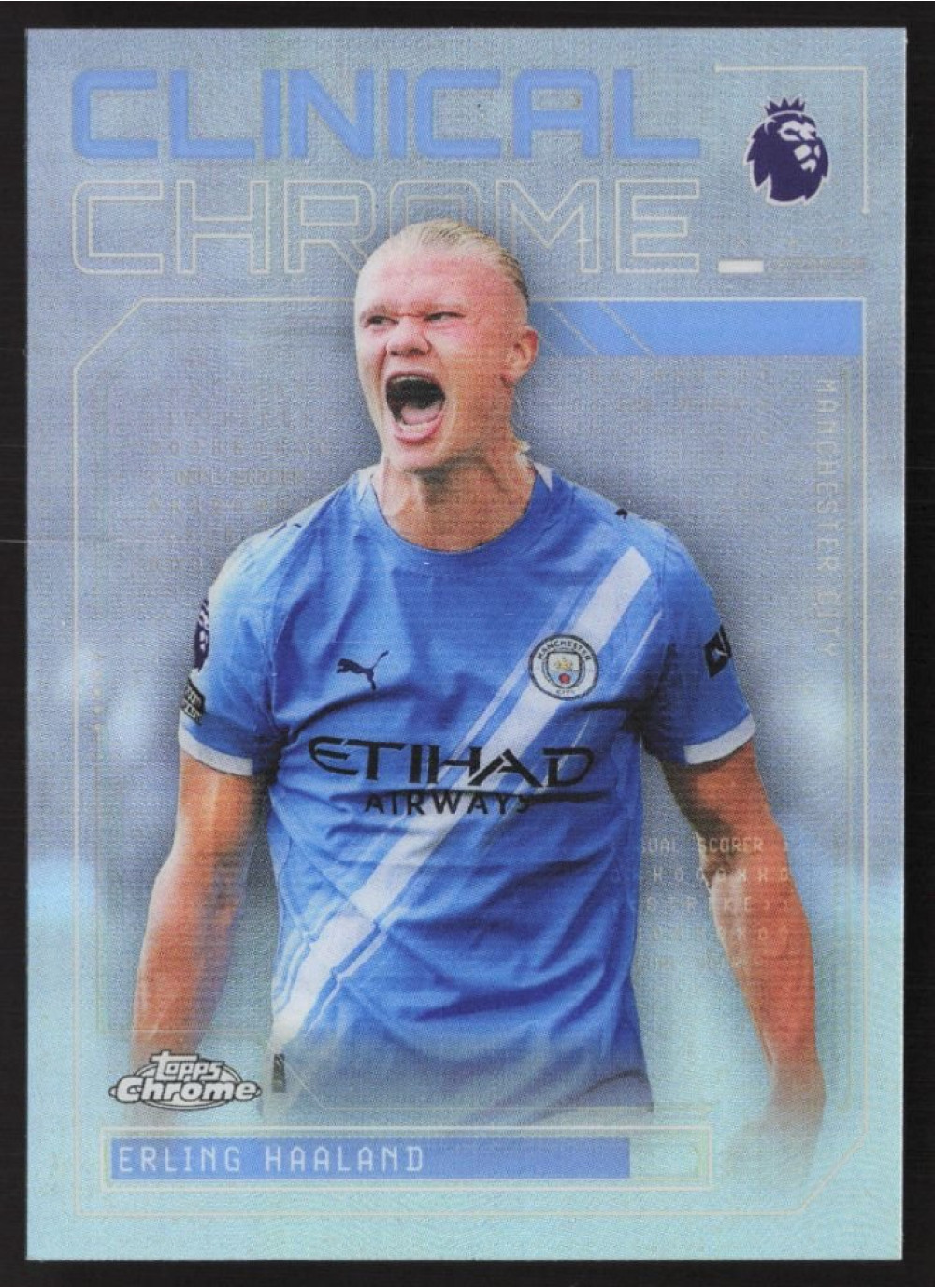 Erling Haaland, Card, 2025-26 Topps Chrome Premier League, INSERT