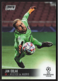Jan Oblak, Kartička, 2020-21 Topps Stadium Club Chrome UEFA Champions League, BASE