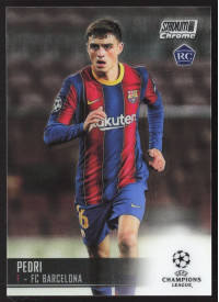 Pedri, Kartička, 2020-21 Topps Stadium Club Chrome UEFA Champions League, BASE
