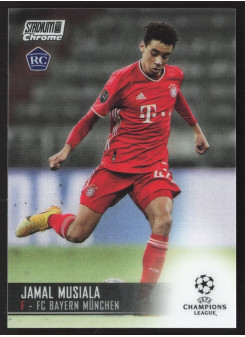 Jamal Musiala, Kartička, 2020-21 Topps Stadium Club Chrome UEFA Champions League, BASE