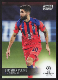 Christian Pulisic, Kartička, 2020-21 Topps Stadium Club Chrome UEFA Champions League, BASE