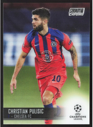 Christian Pulisic, Card, 2020-21 Topps Stadium Club Chrome UEFA Champions League, BASE