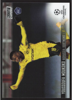 Youssoufa Moukoko, Kartička, 2020-21 Topps Stadium Club Chrome UEFA Champions League, BASE
