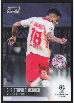 Christopher Nkunku, Kartička, 2020-21 Topps Stadium Club Chrome UEFA Champions League, BASE