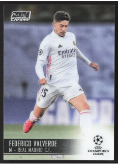 Federico Valverde, Kartička, 2020-21 Topps Stadium Club Chrome UEFA Champions League, BASE
