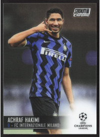 Achraf Hakimi, Kartička, 2020-21 Topps Stadium Club Chrome UEFA Champions League, BASE