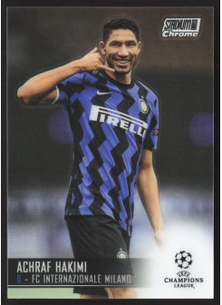 Achraf Hakimi, Kartička, 2020-21 Topps Stadium Club Chrome UEFA Champions League, BASE