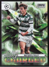 Matthew O'Riley, Kartička, 2023-24 Topps Stadium Club Chrome UEFA Club Competitions, INSERT