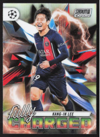 Kang-in Lee, Kartička, 2023-24 Topps Stadium Club Chrome UEFA Club Competitions, INSERT