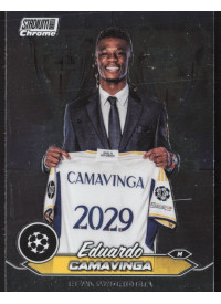 Eduardo Camavinga, Kartička, 2023-24 Topps Stadium Club Chrome UEFA Club Competitions, BASE