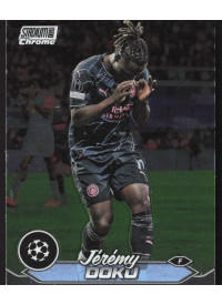 Jeremy Doku, Kartička, 2023-24 Topps Stadium Club Chrome UEFA Club Competitions, BASE
