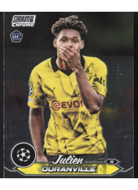 Julien Duranville, Kartička, 2023-24 Topps Stadium Club Chrome UEFA Club Competitions, BASE