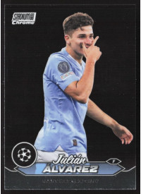Julian Alvarez, Kartička, 2023-24 Topps Stadium Club Chrome UEFA Club Competitions, BASE
