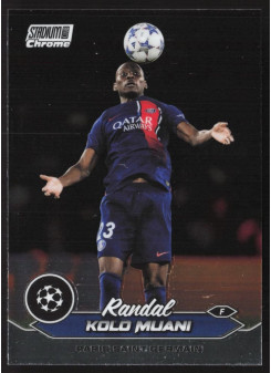 Randal Kolo Muani, Kartička, 2023-24 Topps Stadium Club Chrome UEFA Club Competitions, BASE