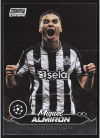 Miguel Almiron, Kartička, 2023-24 Topps Stadium Club Chrome UEFA Club Competitions, BASE
