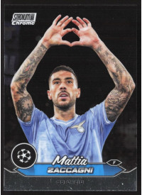 Mattia Zaccagni, Kartička, 2023-24 Topps Stadium Club Chrome UEFA Club Competitions, BASE