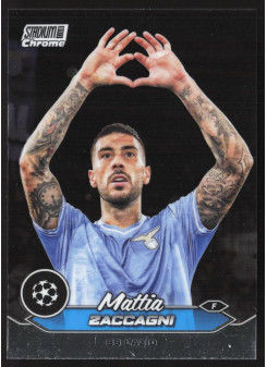 Mattia Zaccagni, Kartička, 2023-24 Topps Stadium Club Chrome UEFA Club Competitions, BASE