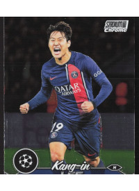 Kang-in Lee, Kartička, 2023-24 Topps Stadium Club Chrome UEFA Club Competitions, BASE