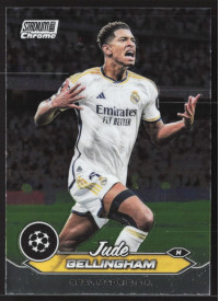 Jude Bellingham, Kartička, 2023-24 Topps Stadium Club Chrome UEFA Club Competitions, BASE