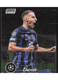 Davide Frattesi, Kartička, 2023-24 Topps Stadium Club Chrome UEFA Club Competitions, BASE
