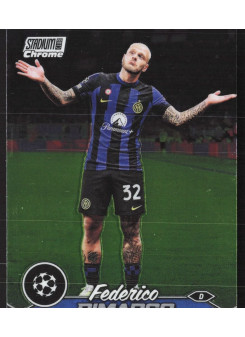 Federico Dimarco, Kartička, 2023-24 Topps Stadium Club Chrome UEFA Club Competitions, BASE