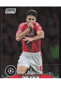 Joao Neves, Kartička, 2023-24 Topps Stadium Club Chrome UEFA Club Competitions, BASE