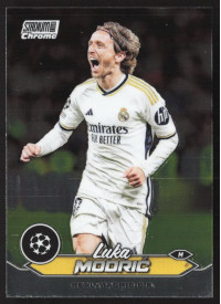 Luka Modric, Kartička, 2023-24 Topps Stadium Club Chrome UEFA Club Competitions, BASE